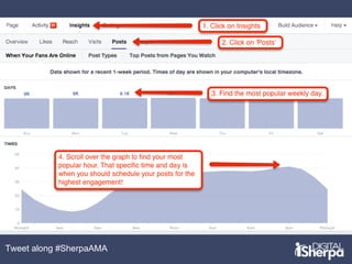 Tweet along #SherpaAMA 
 