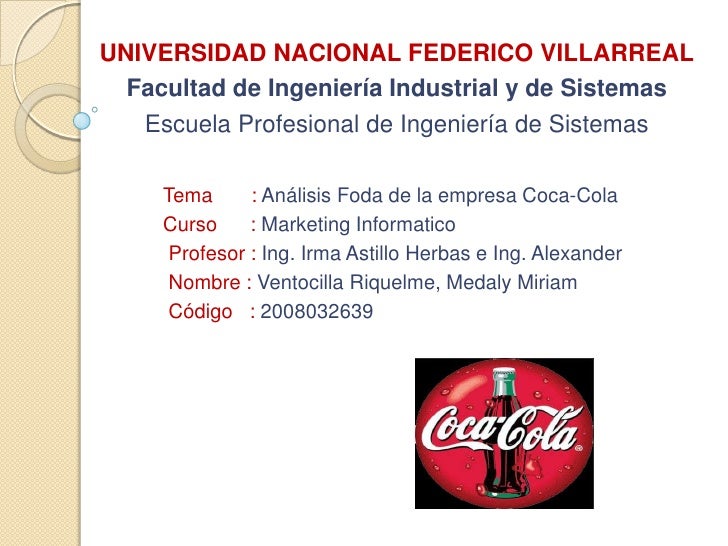 cadena de suministro postobon marketing analisis foda cocacola ventocilla riquelme cadena de suministro postobon marketing analisis foda cocacola ventocilla riquelme