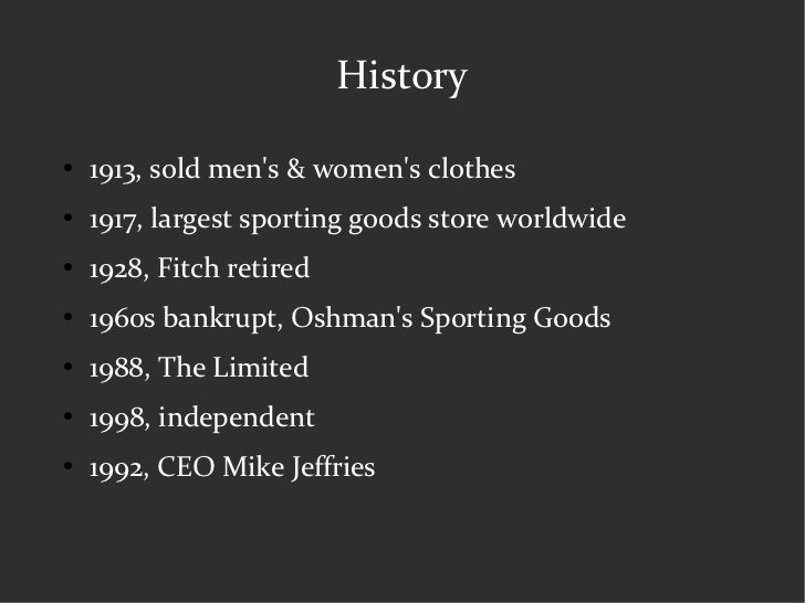 abercrombie and fitch brand marketing Despite increasing its marketing spend by $8m in q2, american fashion brand abercrombie & fitch has failed to halt sliding sales in its latest quarter. abercrombie and fitch brand marketing Despite increasing its marketing spend by $8m in q2, american fashion brand abercrombie & fitch has failed to halt sliding sales in its latest quarter.