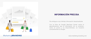 Marketing Branding Google Merchant Center Brochure