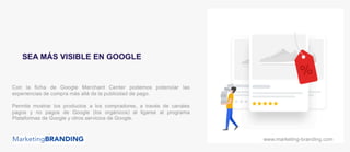 Marketing Branding Google Merchant Center Brochure