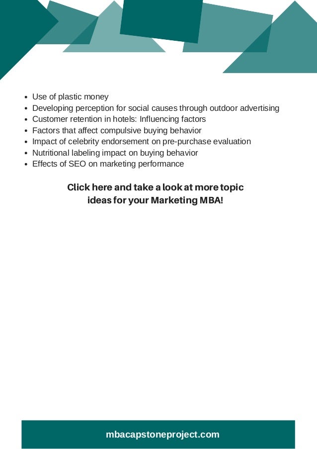 Capstone project ideas business image