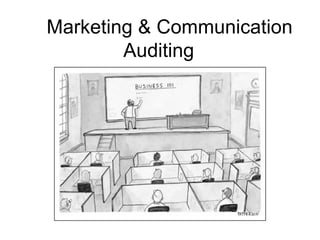 Marketing & Communication Auditing 