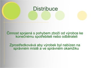 Distributice Marketing - distribution | PPT