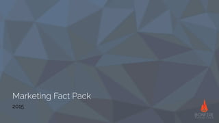 Marketing Fact Pack
2015
 