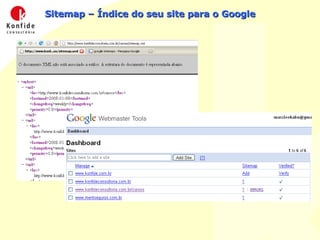 Sitemap – Índice do seu site para o Google 