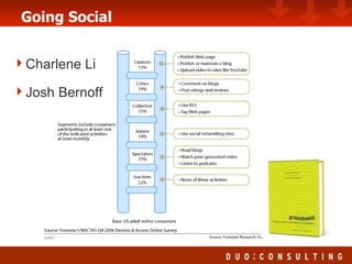 Going Social Charlene Li Josh Bernoff 