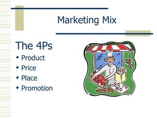 Marketing Mix The 4Ps Product Price Place Promotion 