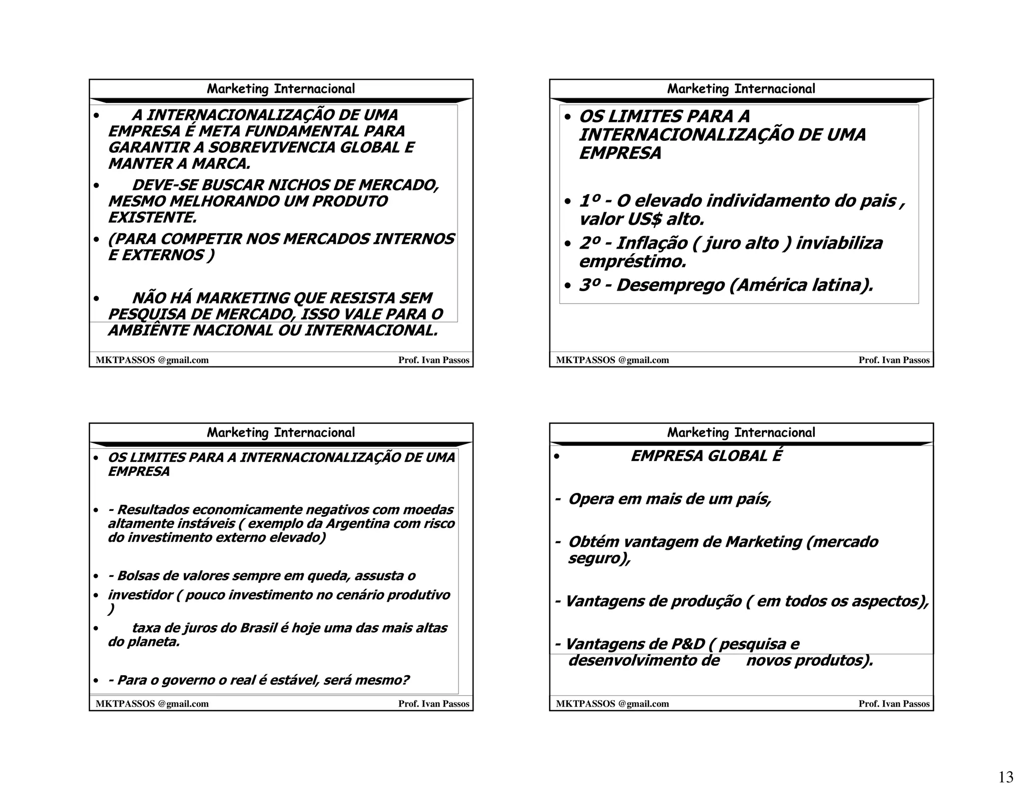 Marketing Internacional 2008 2 1º Parte mktpassos