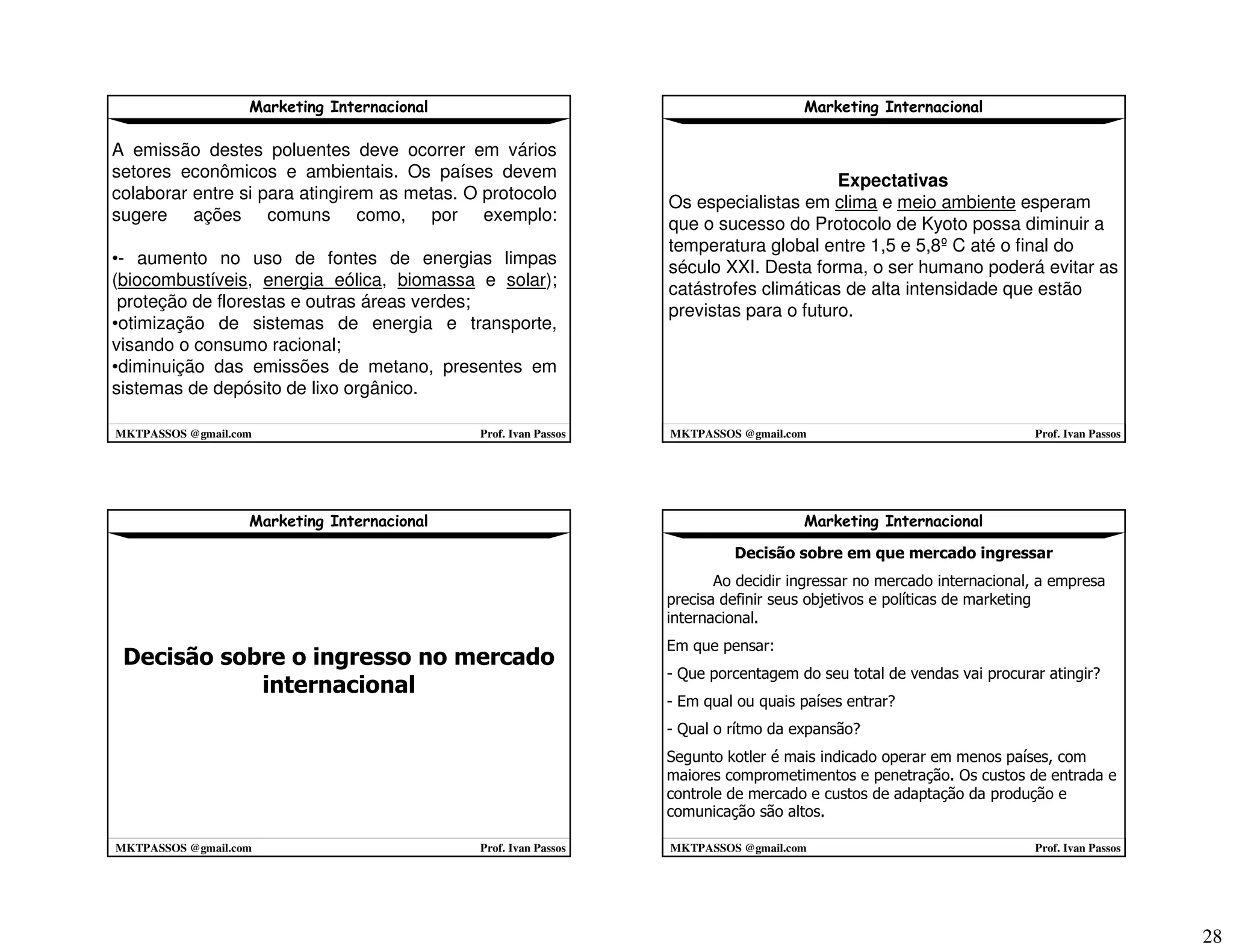 Marketing Internacional 2008 2 1º Parte mktpassos