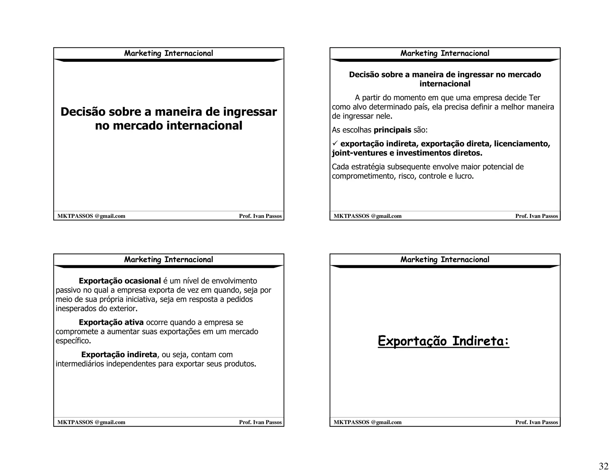 Marketing Internacional 2008 2 1º Parte mktpassos