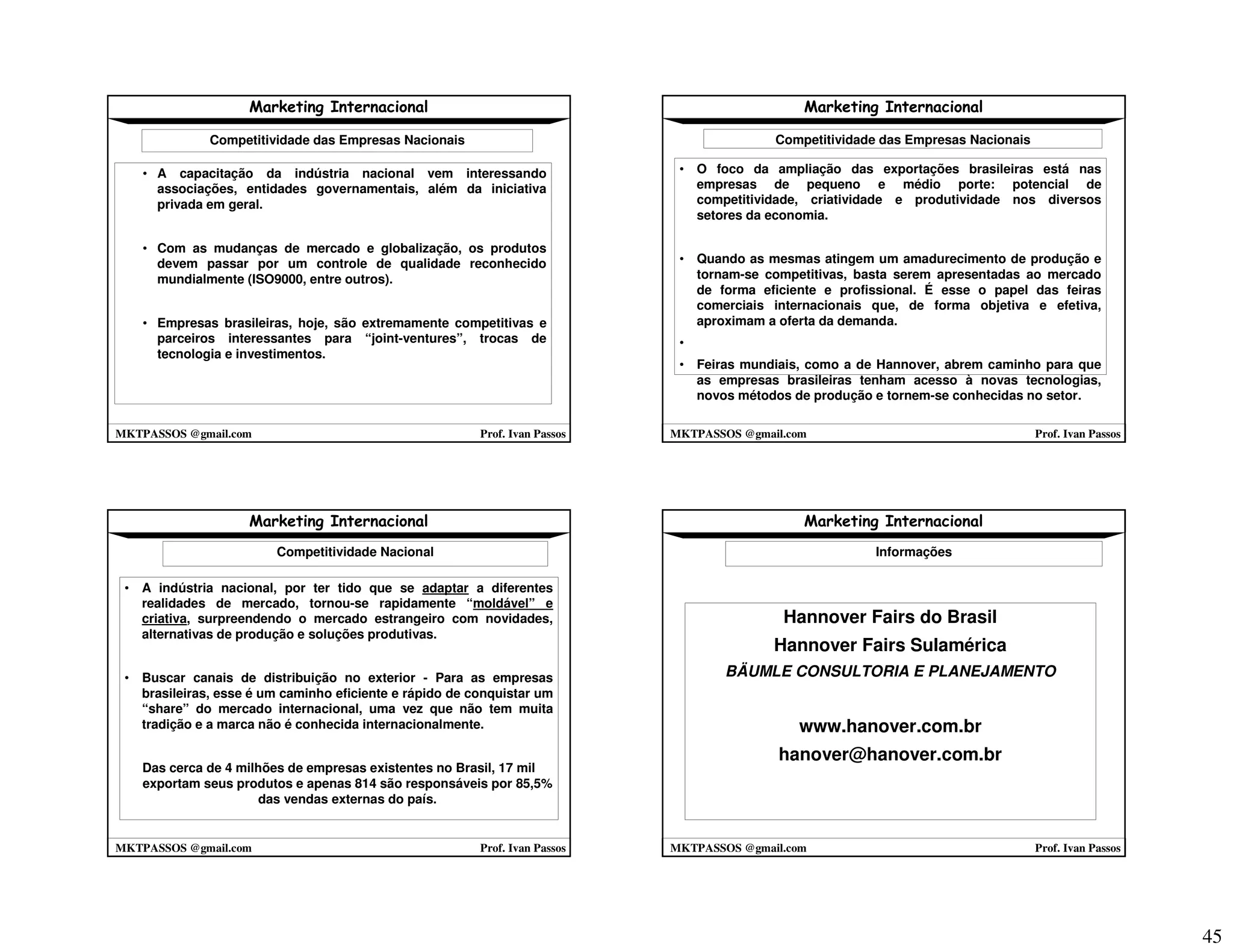 Marketing Internacional 2008 2 1º Parte mktpassos