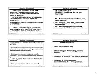 Marketing Internacional 2008 2   1º Parte mktpassos