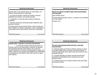 Marketing Internacional 2008 2   1º Parte mktpassos