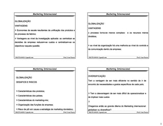 Marketing Internacional 2008 2   1º Parte mktpassos