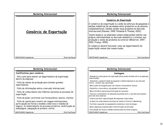 Marketing Internacional 2008 2   1º Parte mktpassos