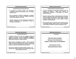 Marketing Internacional 2008 2   1º Parte mktpassos