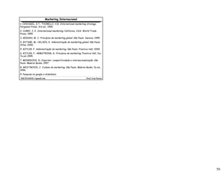 Marketing Internacional 2008 2   1º Parte mktpassos
