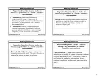 Marketing Internacional 2008 2   1º Parte mktpassos