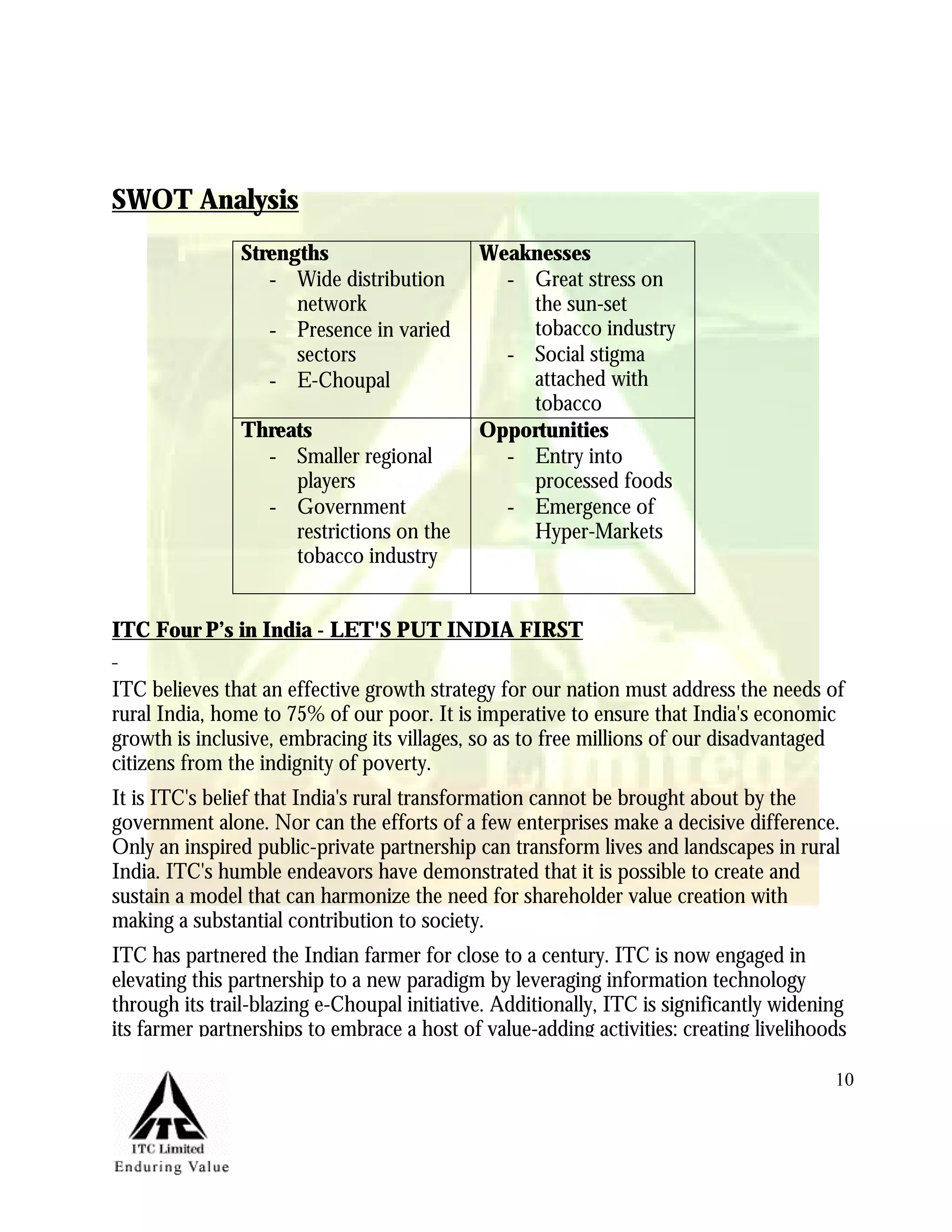 Marketing Management Project Itc Aashirvaad Atta