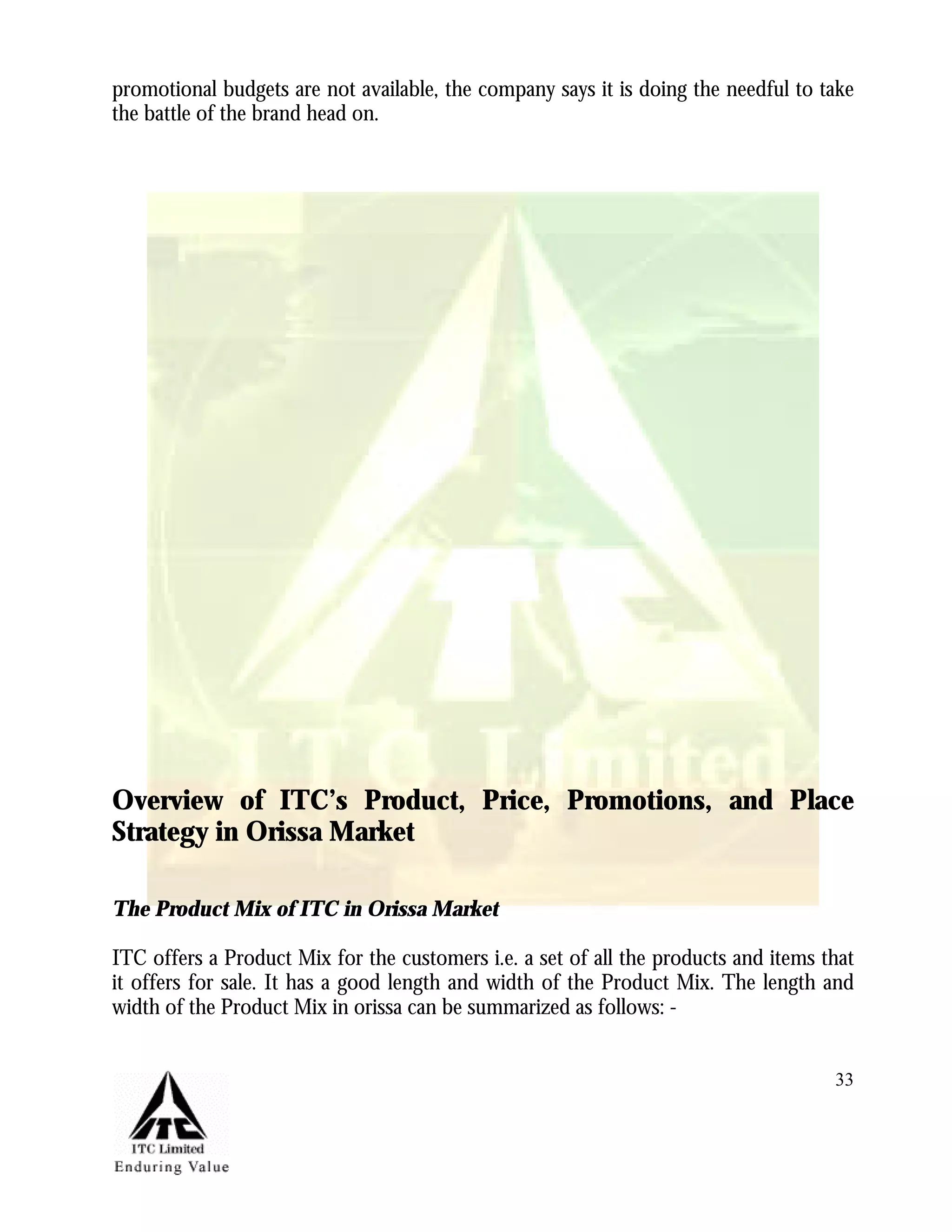 Marketing Management Project Itc Aashirvaad Atta