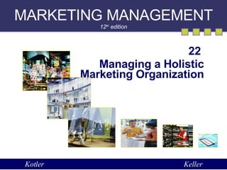 MARKETING MANAGEMENT 12 th  edition 22  Managing a Holistic Marketing Organization Kotler Keller 