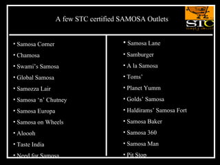 Samozza Marketing Of Samosa | PPT