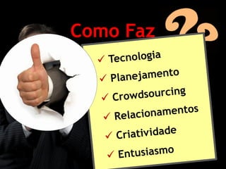 Como Faz
  Sem Verba?
  Sem Lucro?
  Sem Funcionários?
  Sem Produtos?
  Sem Informação?     5 Ss
 