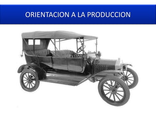 ORIENTACION A LA PRODUCCION
 