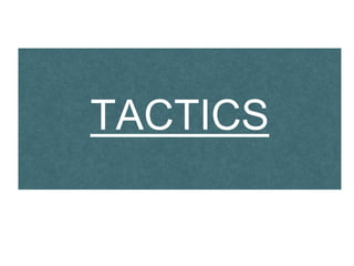 TACTICS
 