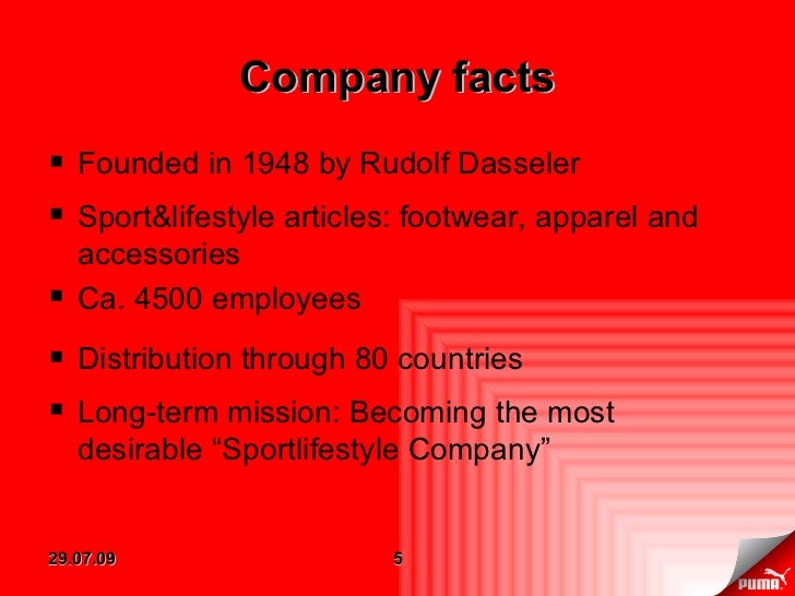 about puma company
