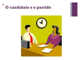 O candidato e o partido   