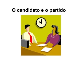 O candidato e o partido   