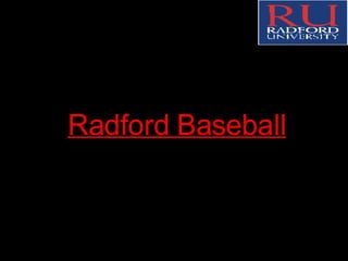 Radford Baseball 