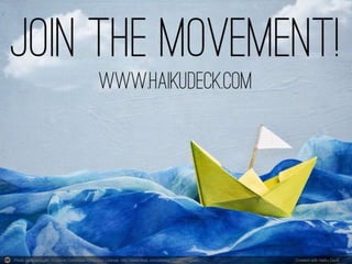 Photo by aussiegall - Creative Commons Attribution License http://www.flickr.com/photos/14516334@N00 Created with Haiku Deck 
