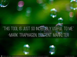 Photo by Jeff Kubina - Creative Commons Attribution-ShareAlike License http://www.flickr.com/photos/95118988@N00 Created with Haiku Deck 
 