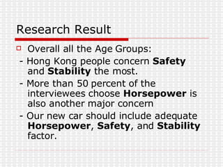 Marketing Research -- BMW Slide 25