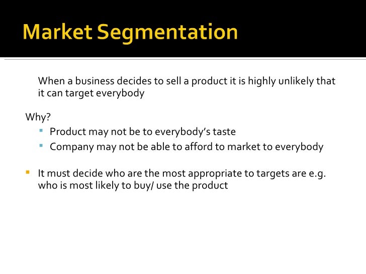 Marketing Segmentation