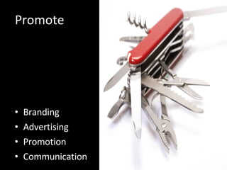 Promote Branding Advertising Promotion Communication 