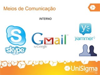 Meios de Comunicação
INTERNO
 
