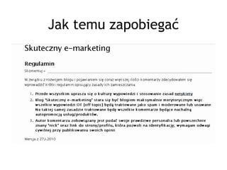 Jak temu zapobiegać
 