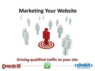 Marketing Your Website




Driving qualified traffic to your site
 