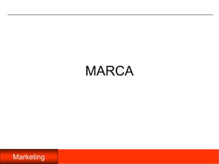 ¿Qué es una marca?