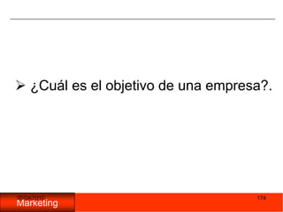 05/11/2009181 ¿Cuál es el objetivo de la satisfacción de los clientes?.05/11/2009182Conquistar los comportamientos leales de los clientes y aumentar su vida media en laempresa