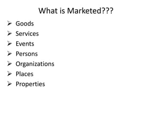 What is Marketed??? ,[object Object]