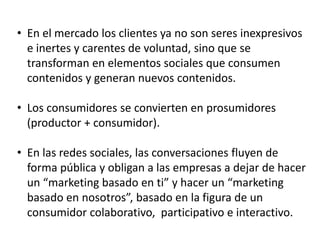 Marketing 1.0 al 2.0