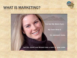 WHAT IS MARKETING?
 