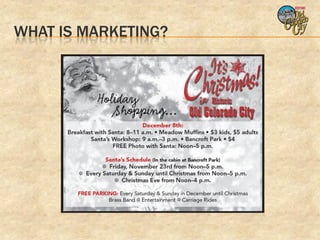 WHAT IS MARKETING?
 