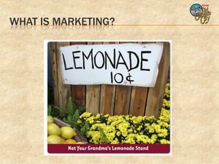 WHAT IS MARKETING?
 