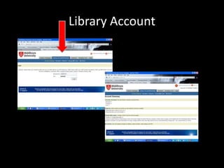 Library Account
 